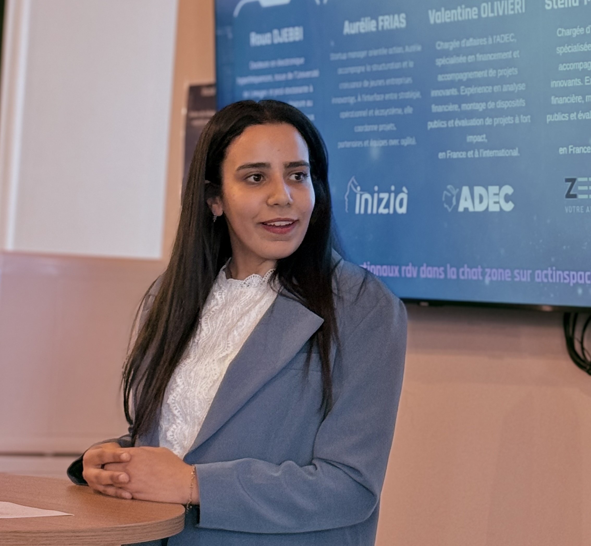 ActInSpace Corse - Roua Djebbi - Experte du CNESS