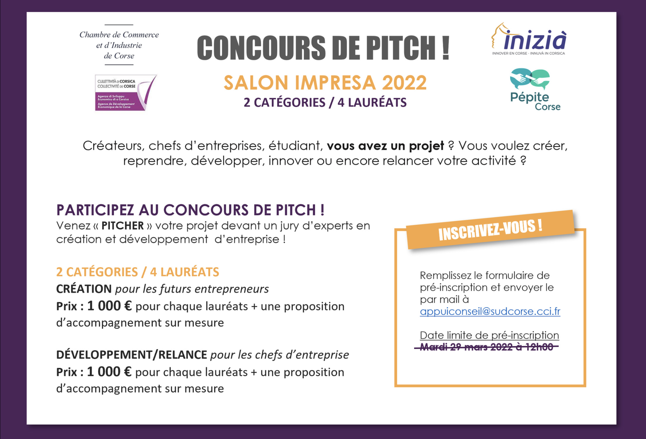 concours pitch