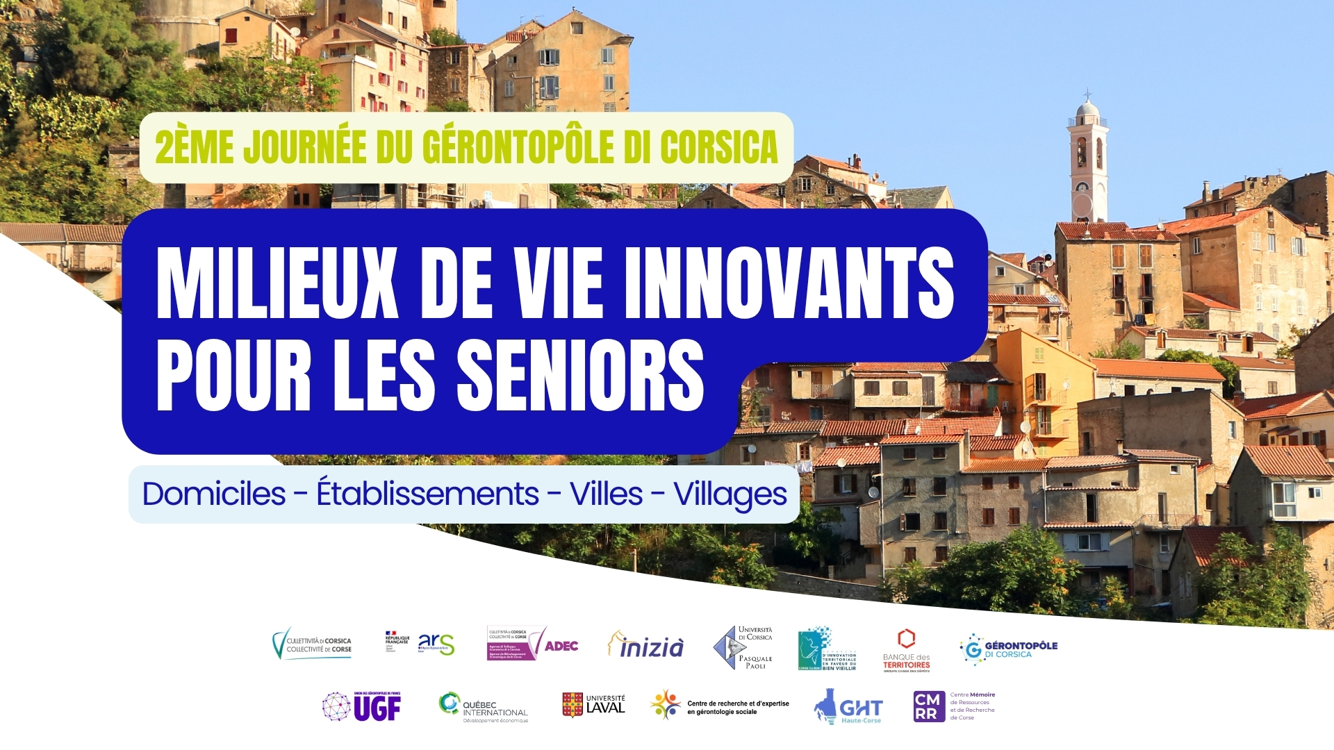 2ème journée du gerontopole di corsica - milieux de vie innovants pour les seniors