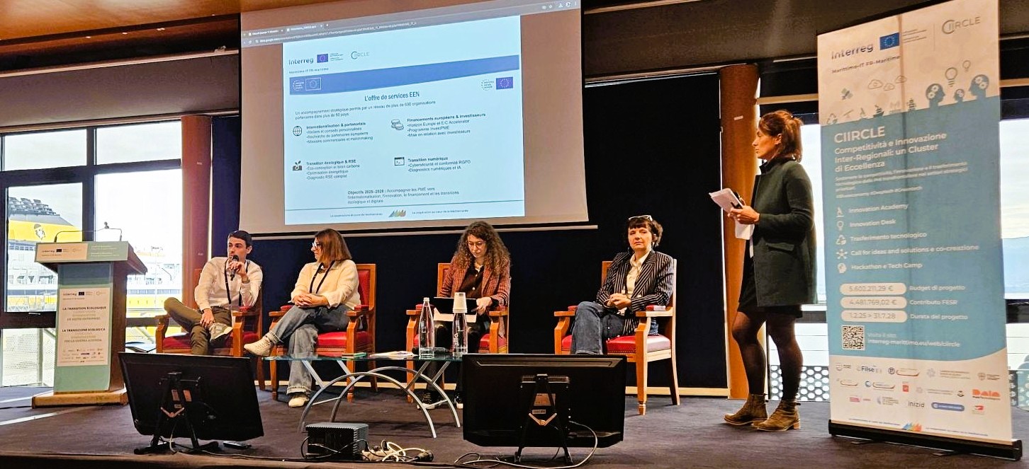 Image article INIZIÀ - CIIRCLE  un projet européen structurant au service de la compétitivité des entreprises corses - présentation Palais des Congrès 122025