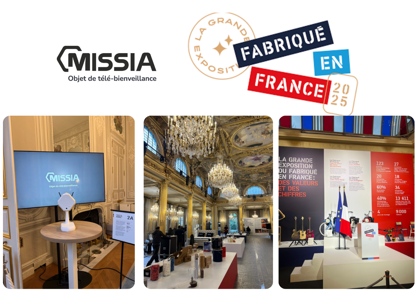 MISSIA grande exposition du fabriqué en france - Elysée 2025