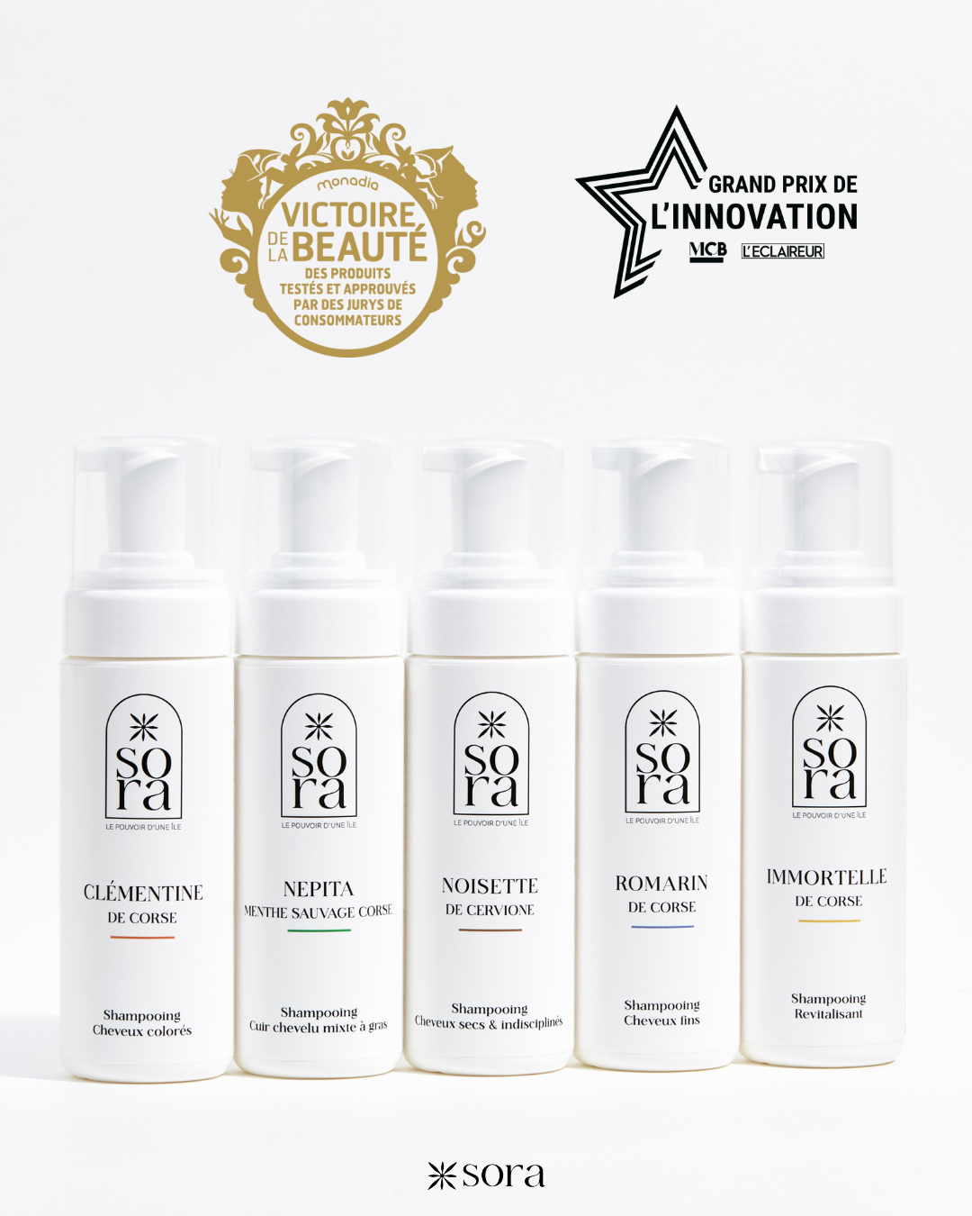 Sora grand prix de l'innovation MCB 2025 - Lauréat Victoire de la Beauté