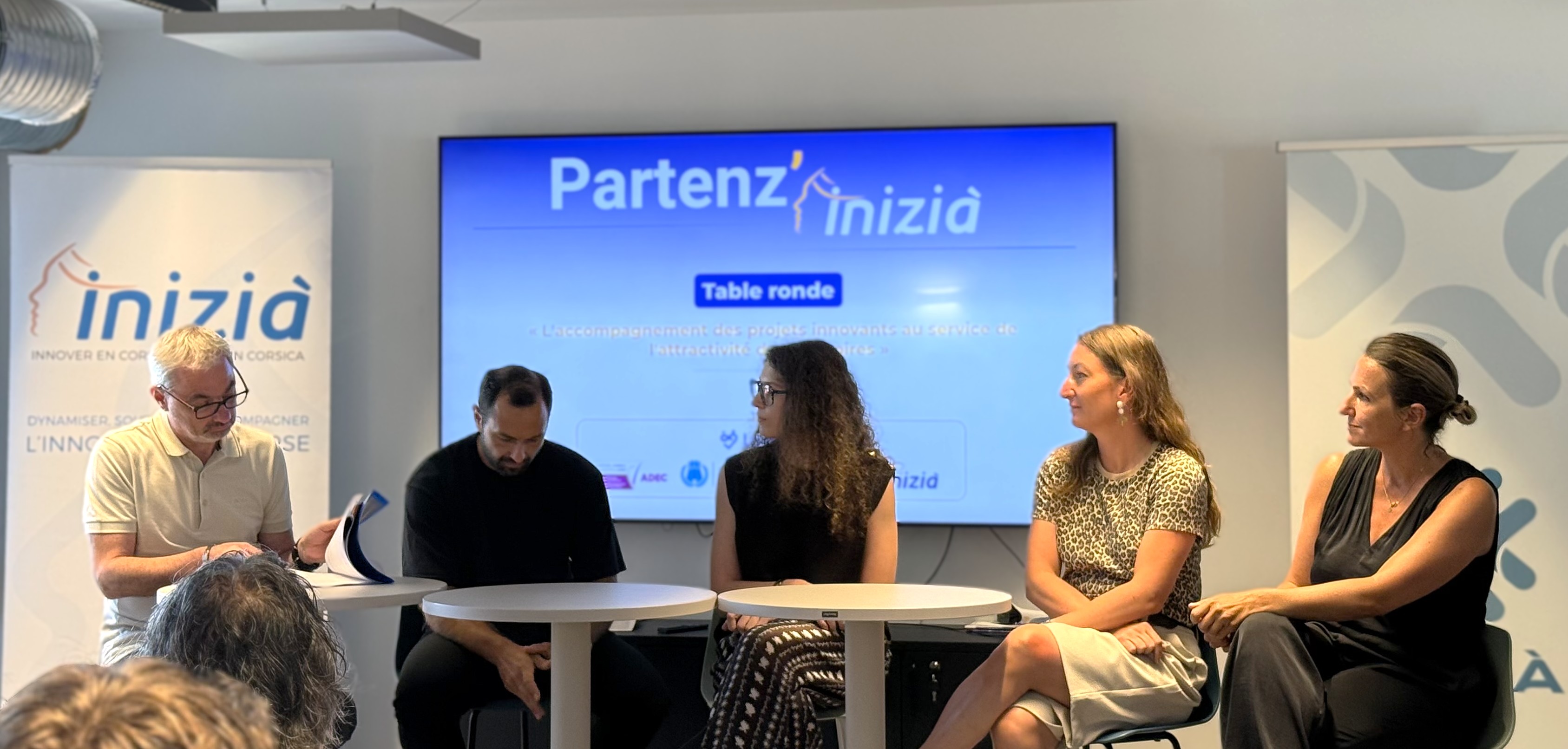 table ronde PARTENZ'INIZIA « L’accompagnement des projets innovants au service de l’attractivité des territoires »