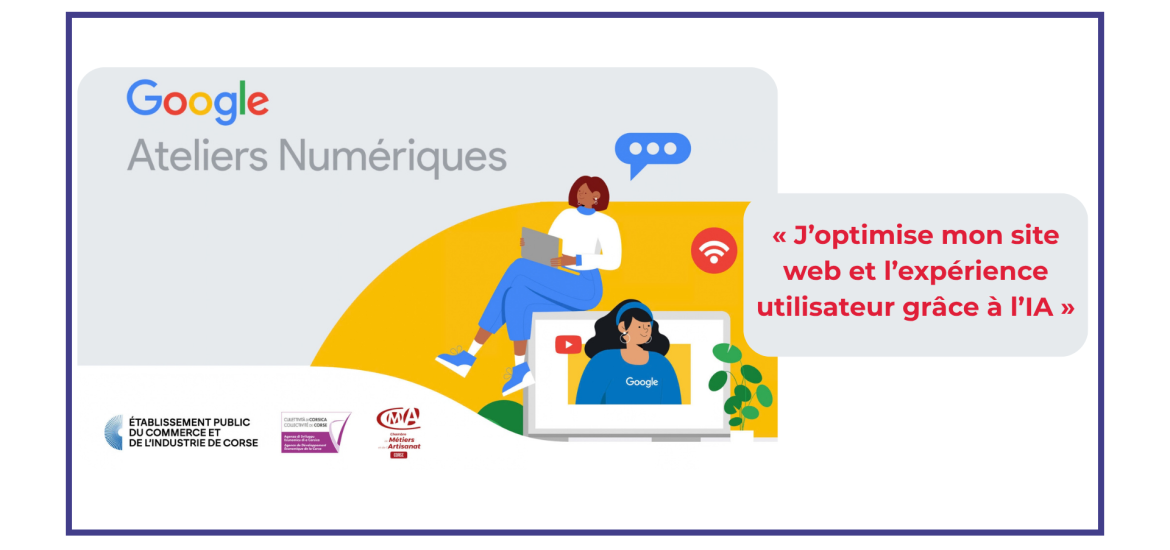 « J’optimise mon site web et l’expérience utilisateur grâce à l’IA » - article relai epci CORSE - INIZIÀ