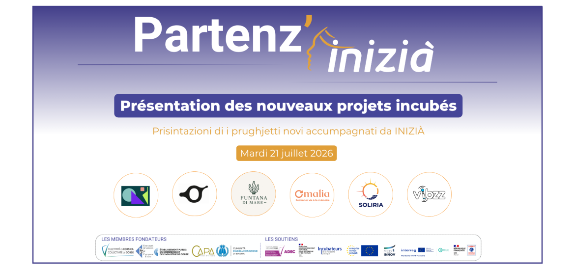 PARTENZ'INIZIÀ - présentation de la nouvelle promotion de porteurs de projets innovants de Corse
