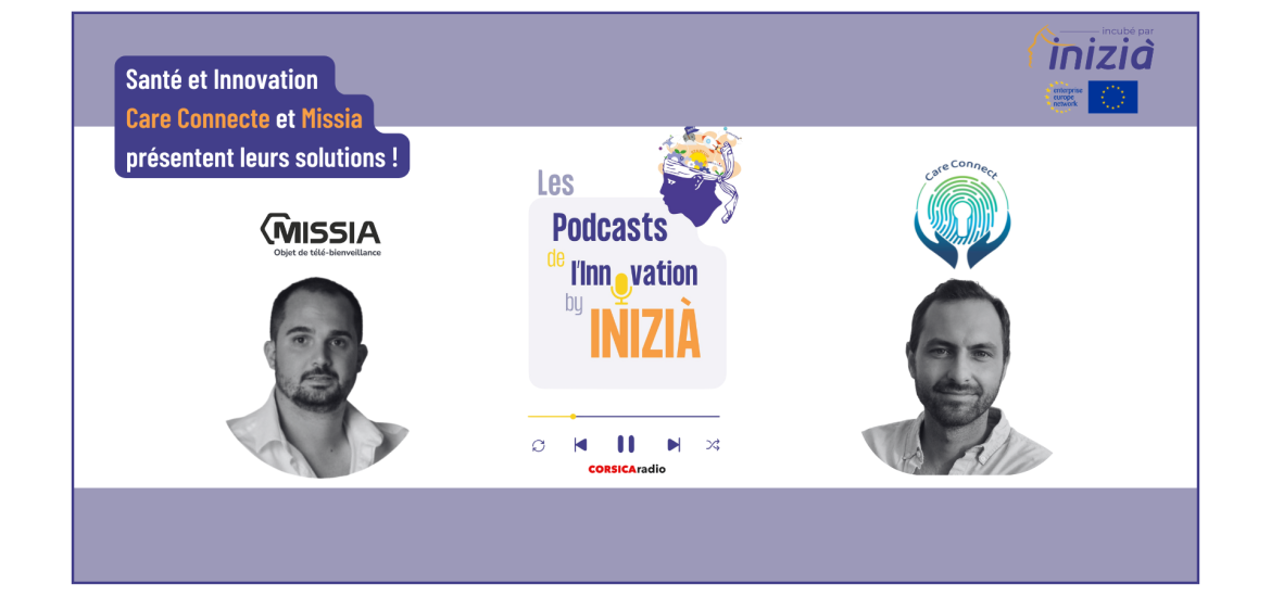 Podcast de l'innovation by INIZIÀ #6 - Care Connect & Missia - Santé