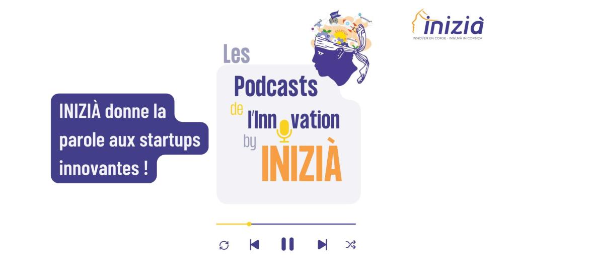 Logo - Les podcasts de l'innovation by INIZIÀ