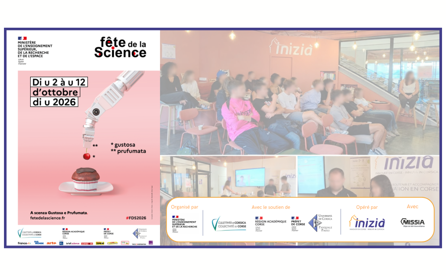 Article Fête de la science 2026 INIZIÀ