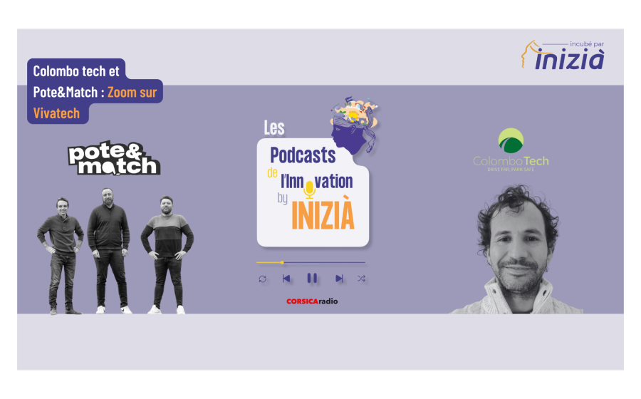 Podcast 5 de l'innovation by INIZIA - Colombo tech et Pote&match